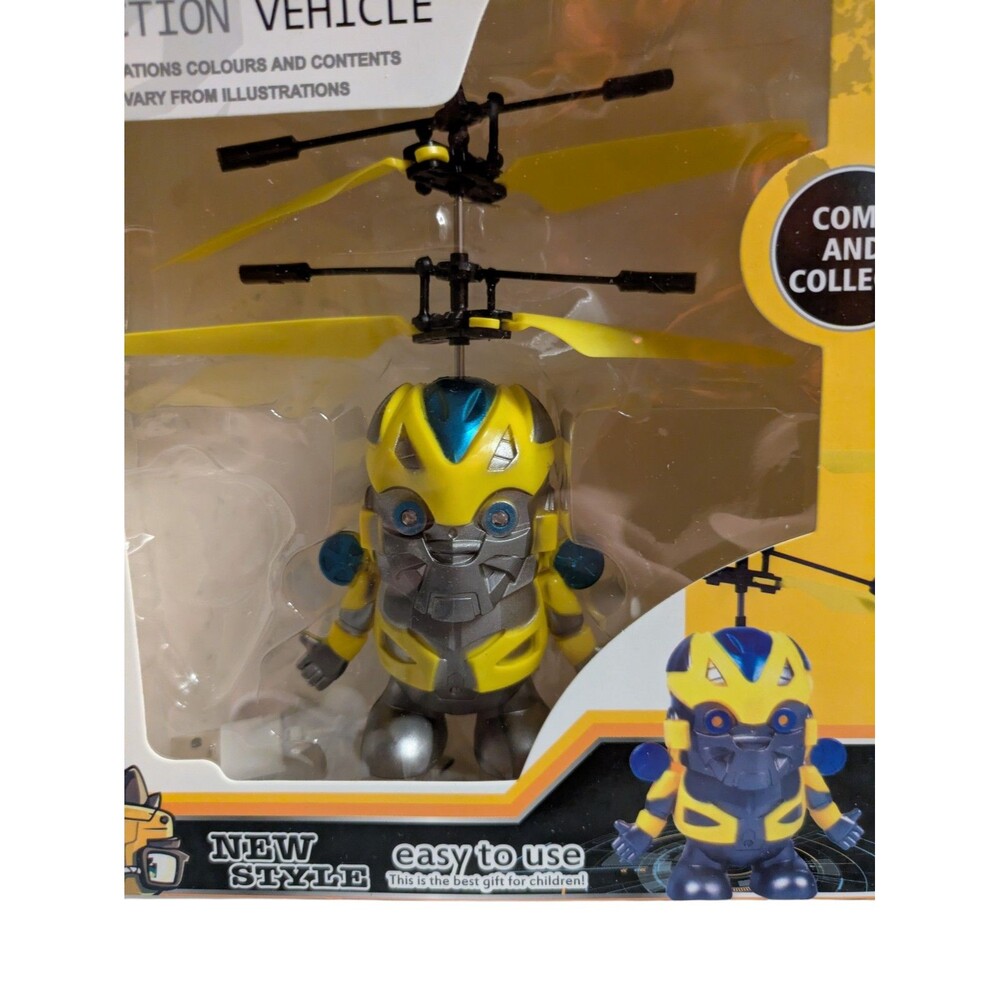 Mechanical Man Induction Flying Toy – Infrared Hand-Controlled Helicopter - Picture 3 of 4